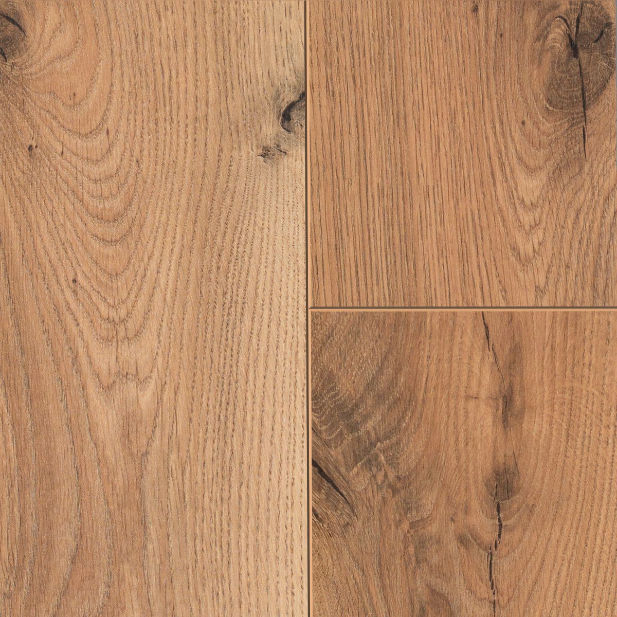 MUSTER Laminat 8mm 832-4 Eiche natur mix Landhausdiele 4V-Fuge