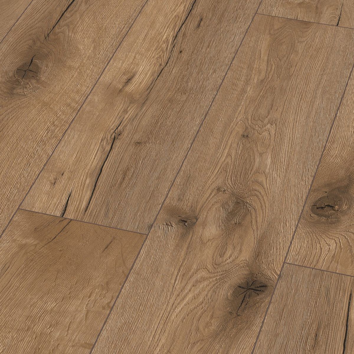 MUSTER Laminat 7mm Landhausdiele 7314 White Oak 4VFuge Ruckzuck